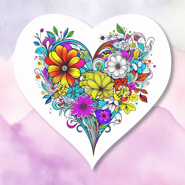 Pretty Floral Heart | Valentine's Day Sticker (Creator Uploaded)