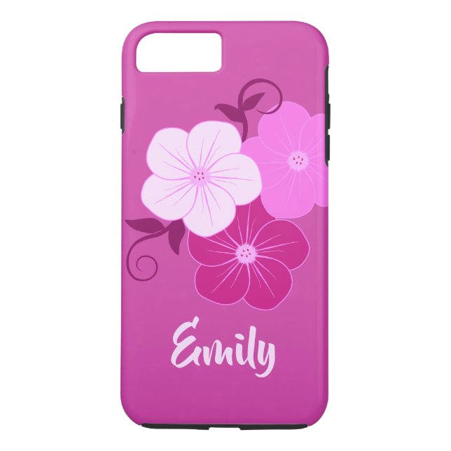Pretty Floral Illustration Case-Mate iPhone Case (Back)