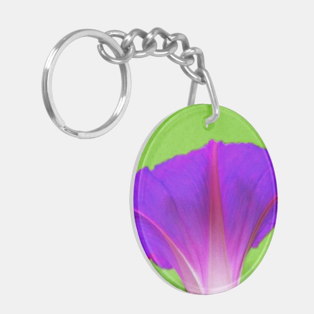 Pretty Floral  Keychain (Front Left)