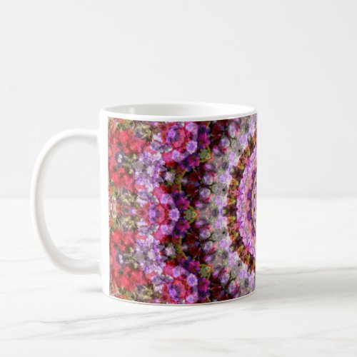 Pretty Floral Mandala Art Designer Coffee Mug