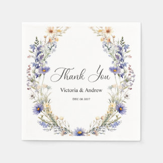 Pretty Floral  Napkins