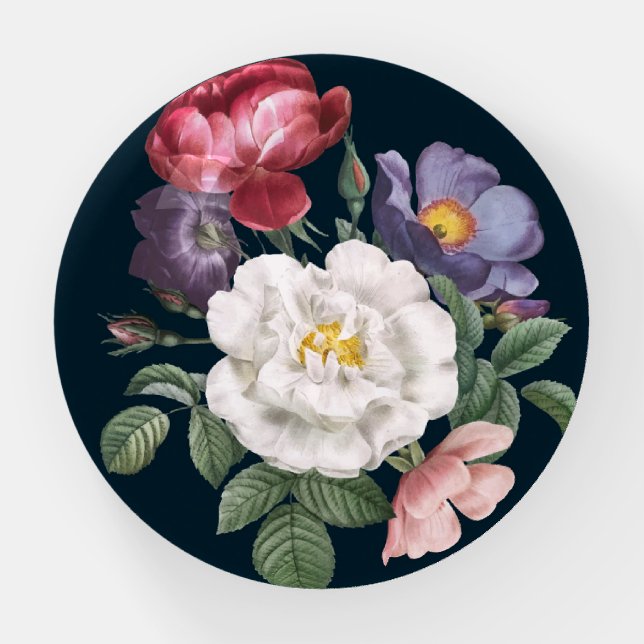 Pretty Floral Paperweight (Front)