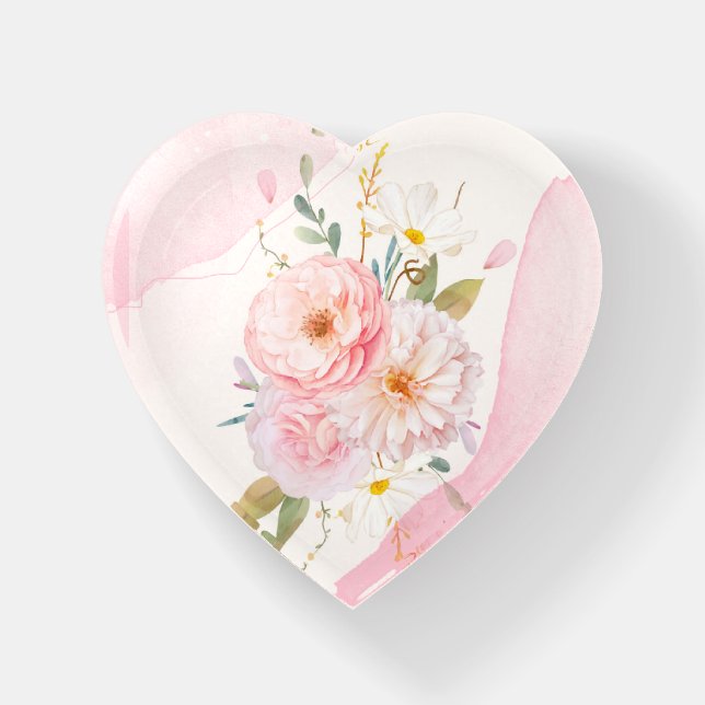 Pretty Floral Paperweight (Front)