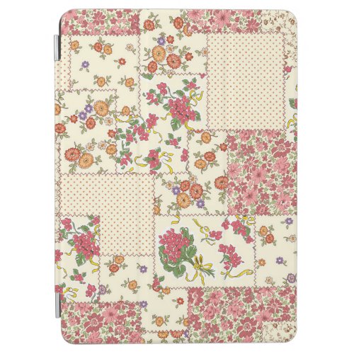 Pretty Floral Patchwork Seamless Design iPad Air Cover