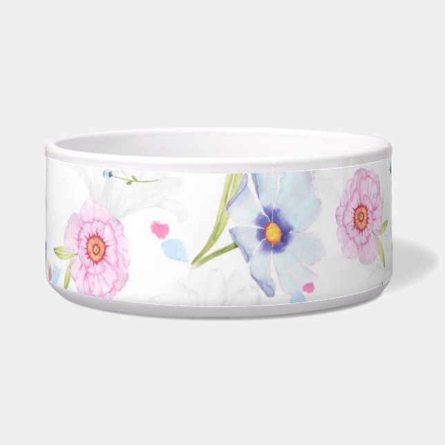 Pretty Floral Pattern Bowl (Front)