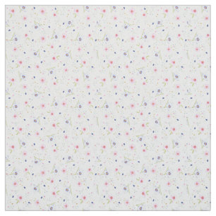 Pretty Floral Pattern Fabric