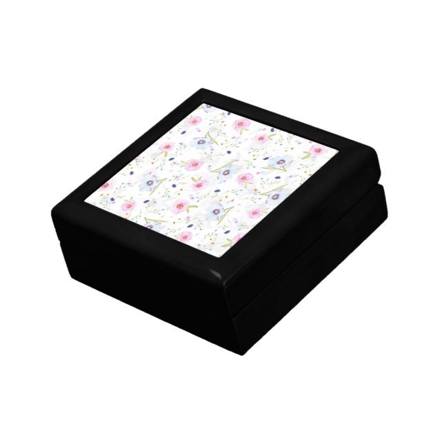 Pretty Floral Pattern Gift Box (Side)