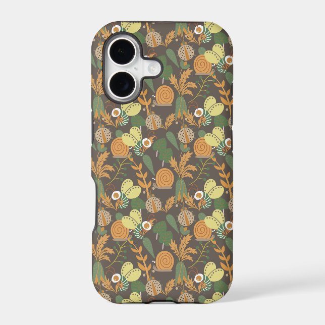 Pretty Floral Pattern Iphone Case (Back)