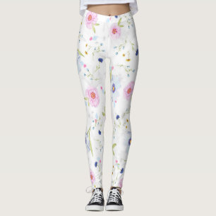 Pretty Floral Pattern Leggings