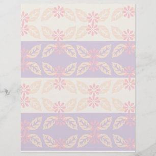 Pretty Floral Pattern Scrapbook Paper