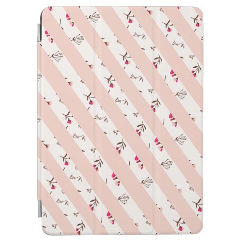 Pretty Floral Pattern Striped  iPad Air Cover