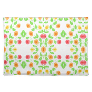 Pretty Floral Print Placemats