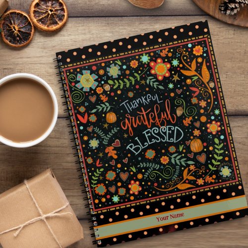 Pretty Floral Thankful Blessed Inspirivity Planner