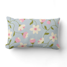 Pretty Floral Throw Pillow