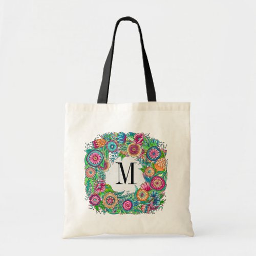 Pretty Floral Tote