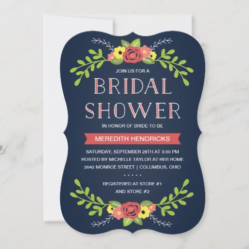 Pretty Florals | Bridal Shower Invitation