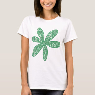 Pretty Flower - Army Green T-Shirt
