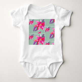 Pretty flower baby  suit bodysuit