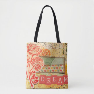 Pretty Flower Bouquet Tote Bag