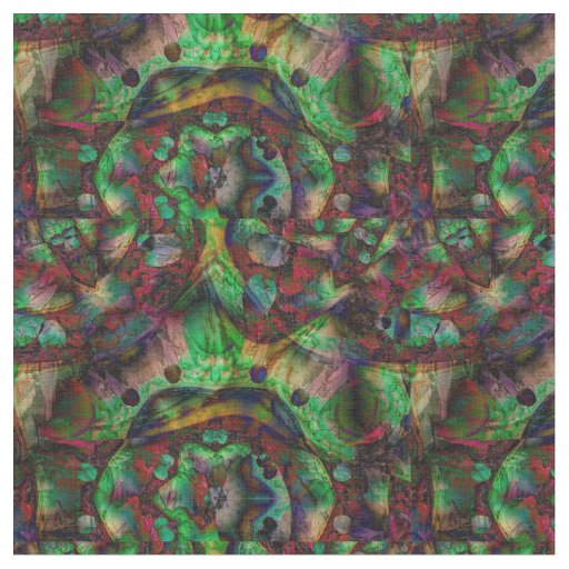 Pretty Flower Burst Abstract Fabric
