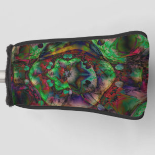 Pretty Flower Burst Abstract Golf Head Cover