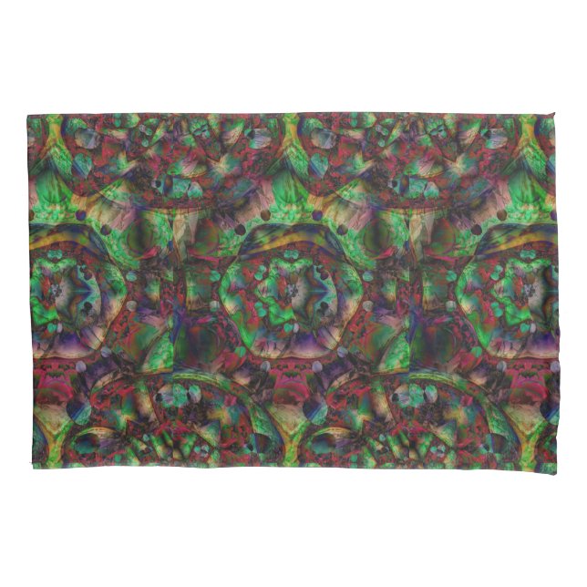 Pretty Flower Burst Abstract Pillow Case (Front)