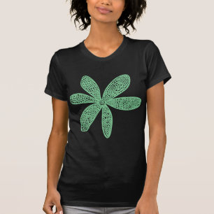 Pretty Flower - Fades Green T-Shirt
