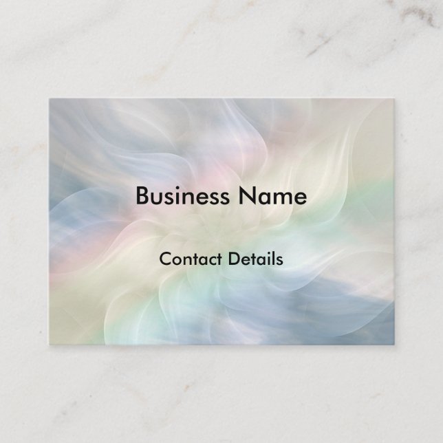 Pretty Flower Mandala design appointment Card (Front)