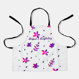 Pretty Flower Party Apron