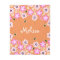 Pretty Flowers and Bees fleece blanket