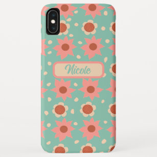 Pretty flowers and little dots  iPhone XS max case