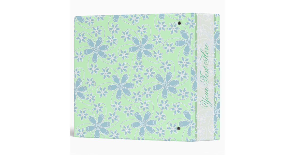 Pretty Flowers Binders | Zazzle