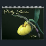 Pretty Flowers  Calendar<br><div class="desc">An assortment of pretty flowers calendar.  Photography by Susan.  Click on Customize to add text and change calendar year dates.  These images are available on many products in my store.  Links to all of my stores are located on my Profile page.  Thanks for stopping by Smilin' Eyes Treasures.</div>