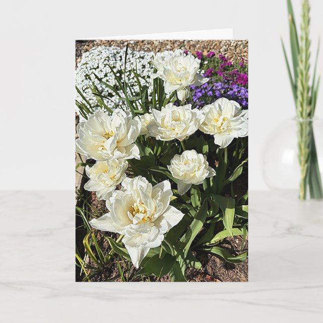Pretty flowers card (Front)