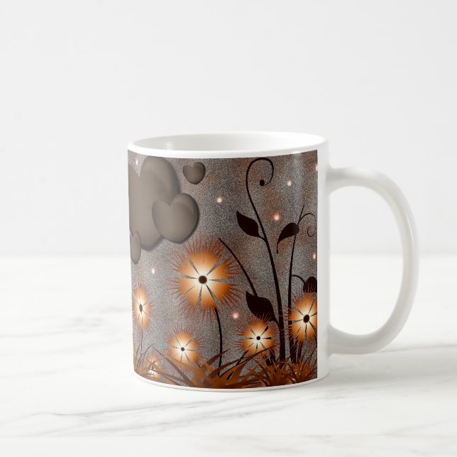 Pretty Flowers Coffee Mug (Right)