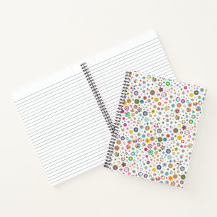 Pretty flowers - Colorful Spiral Notebook