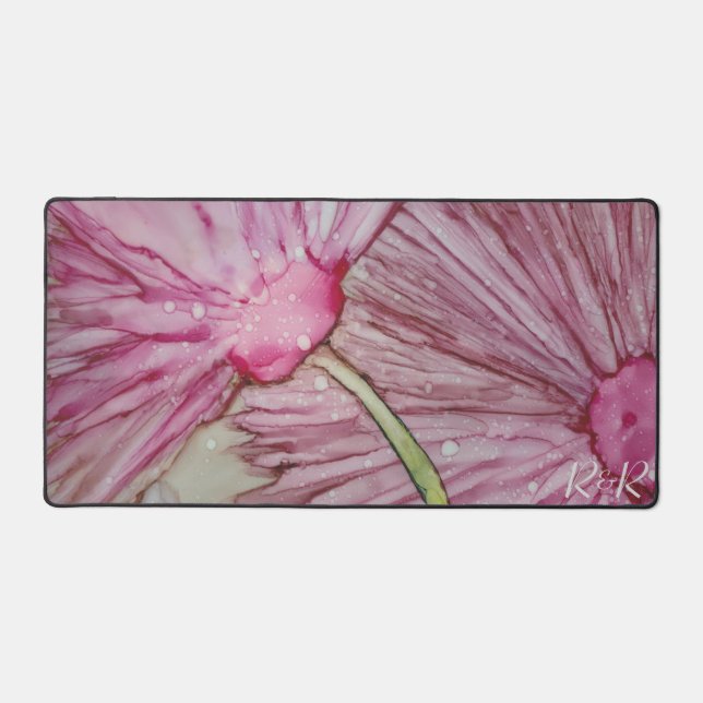 Pretty Flowers Desk Mat (Front)