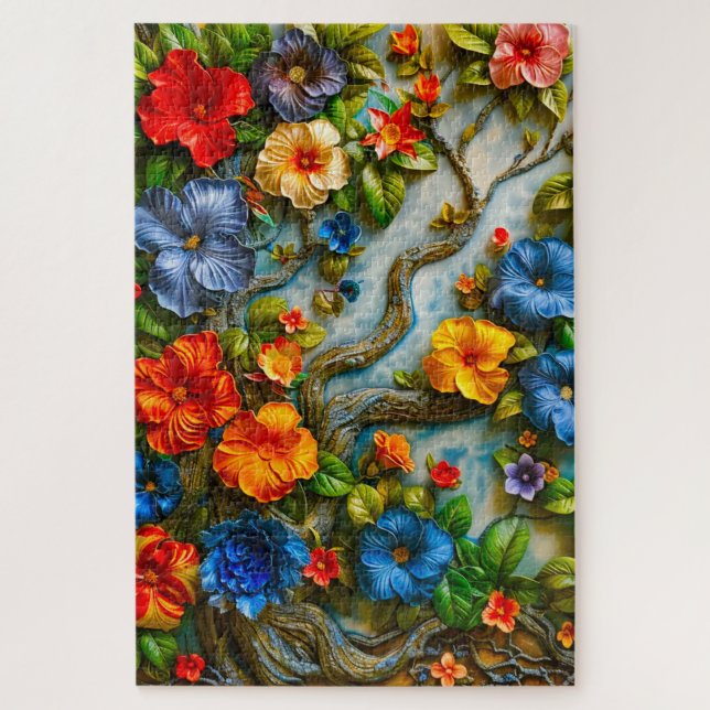 Pretty Flowers Jigsaw Puzzle (Vertical)