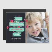 Pretty Flowers Mothers Day Photo Card (Front/Back)