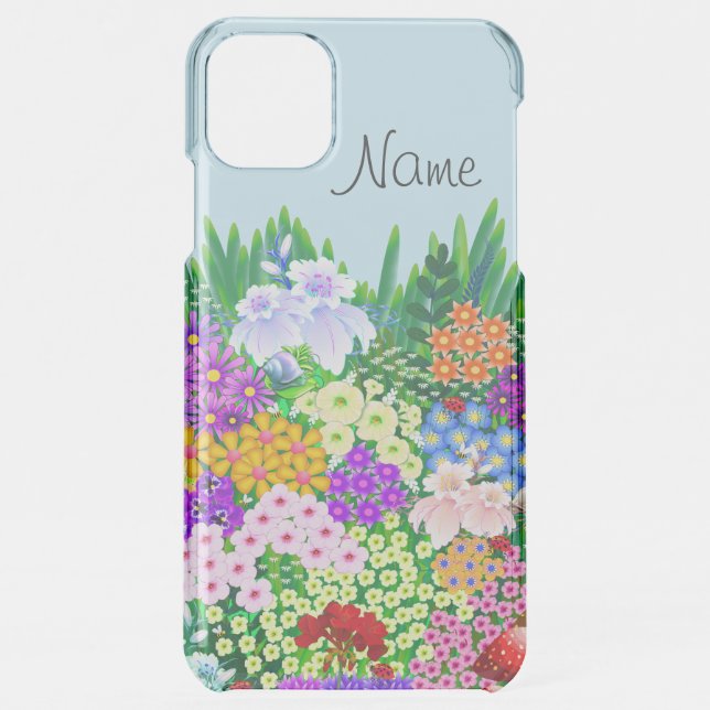 Pretty Flowers OtterBox iPhone Case (Back)