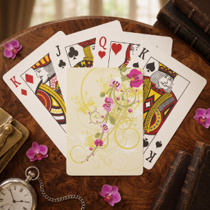 Pretty Flowers Poker Cards