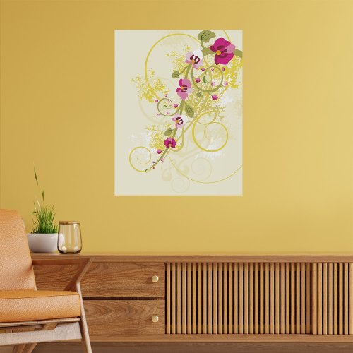 Pretty Flowers Poster