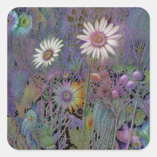 PRETTY FLOWERS STICKER (Front)