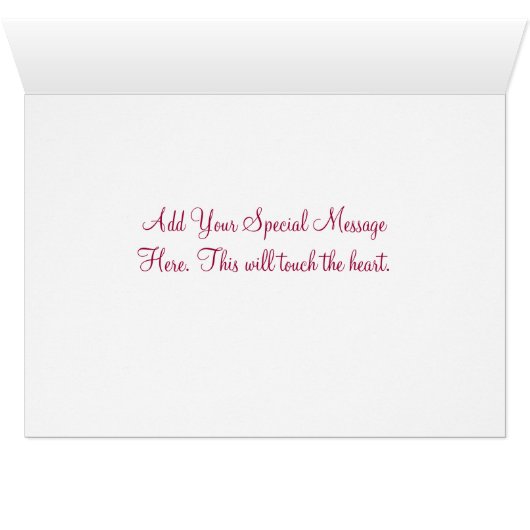 Pretty Flowers - Your Message (Inside Horizontal (Bottom))