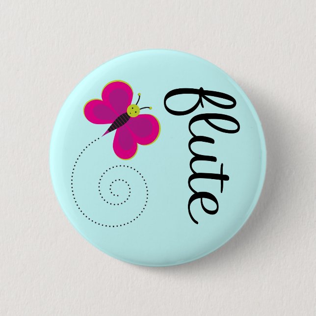 Pretty Flute Button (Front)
