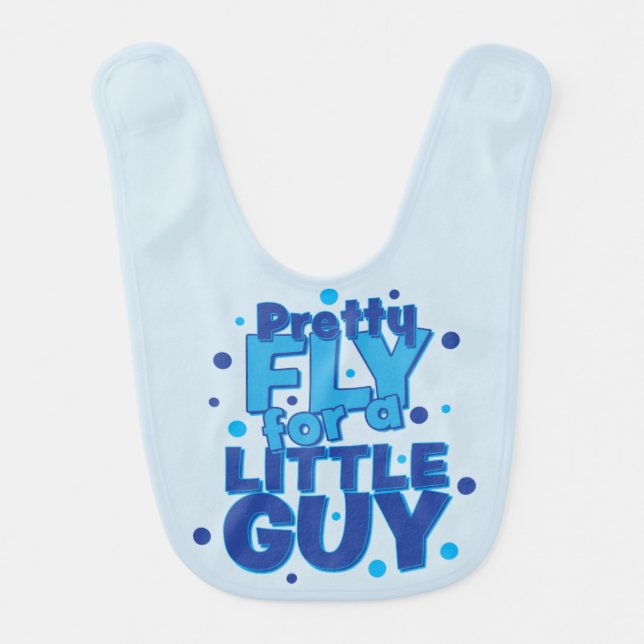 Pretty Fly Baby Bib (Front)