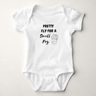 Pretty Fly For A Small Fry Funny Boy Girl Baby Bodysuit