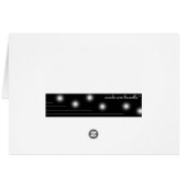 Pretty Fly, Funny Fishing Design Cards (Back Horizontal)