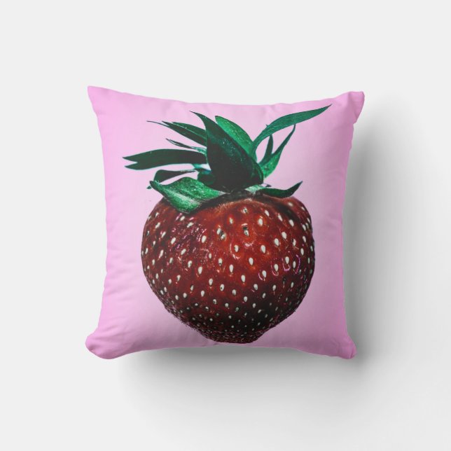 Pretty Food Throw Pillow (Front)