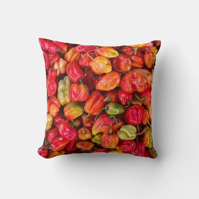 Pretty Food Throw Pillow (Front)